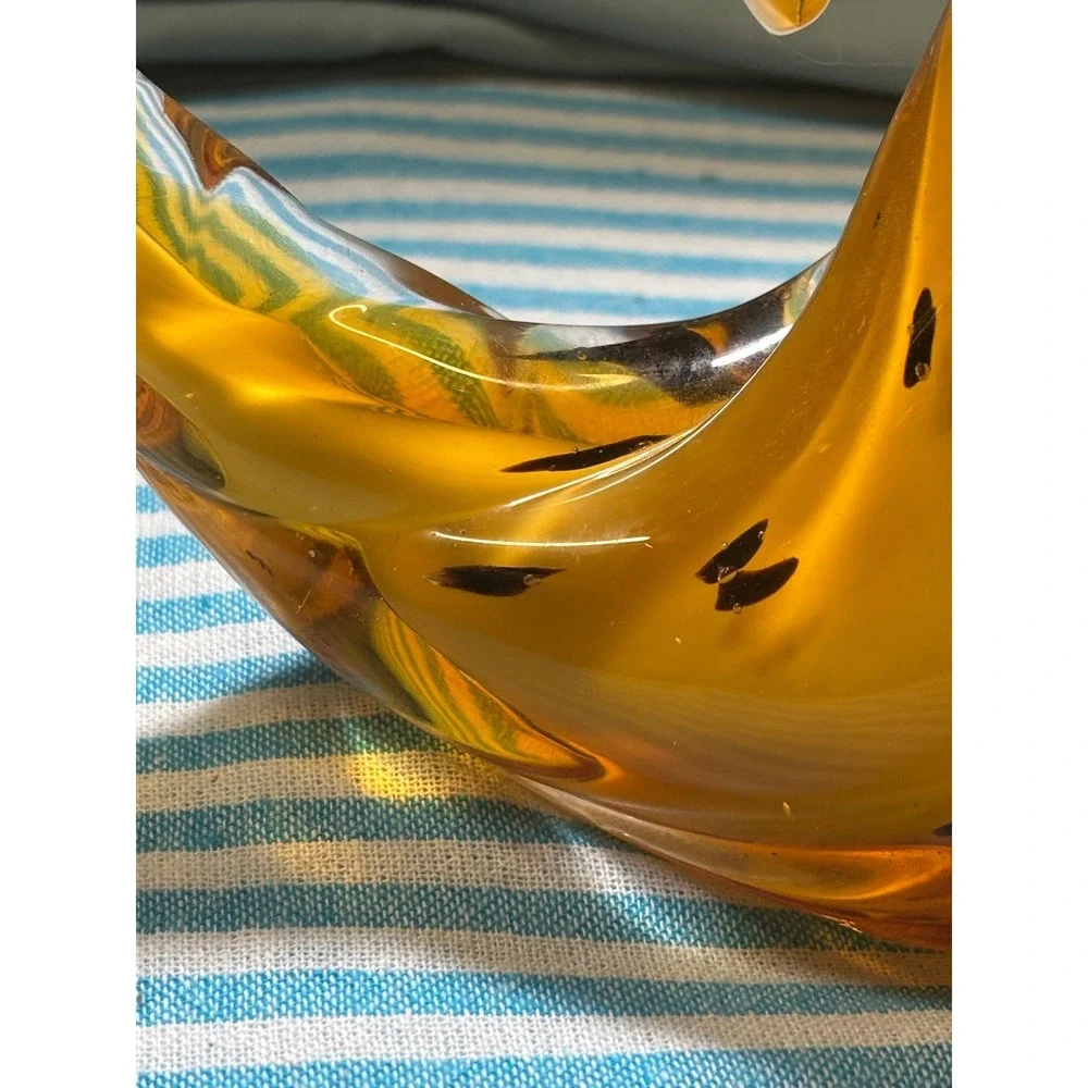 Vintage Hand-blown Art Glass